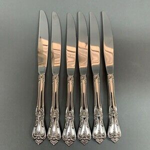 Knives Flowers Floral Stainless Steel USA Lot of 6